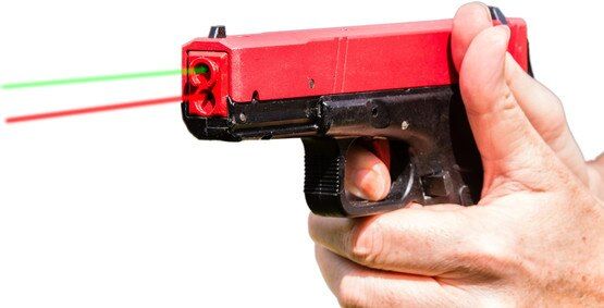 Next Level Training SIRT green laser training device.